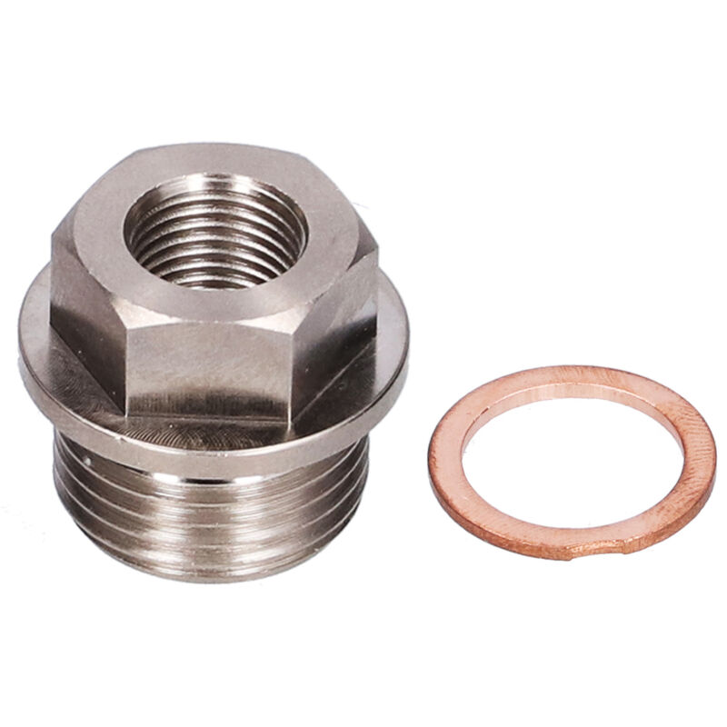 Sensoradapter Mit Dichtung, Wassertemperaturadapter M18x1,5 Auf 1/8npt Für Abgastemperatur.