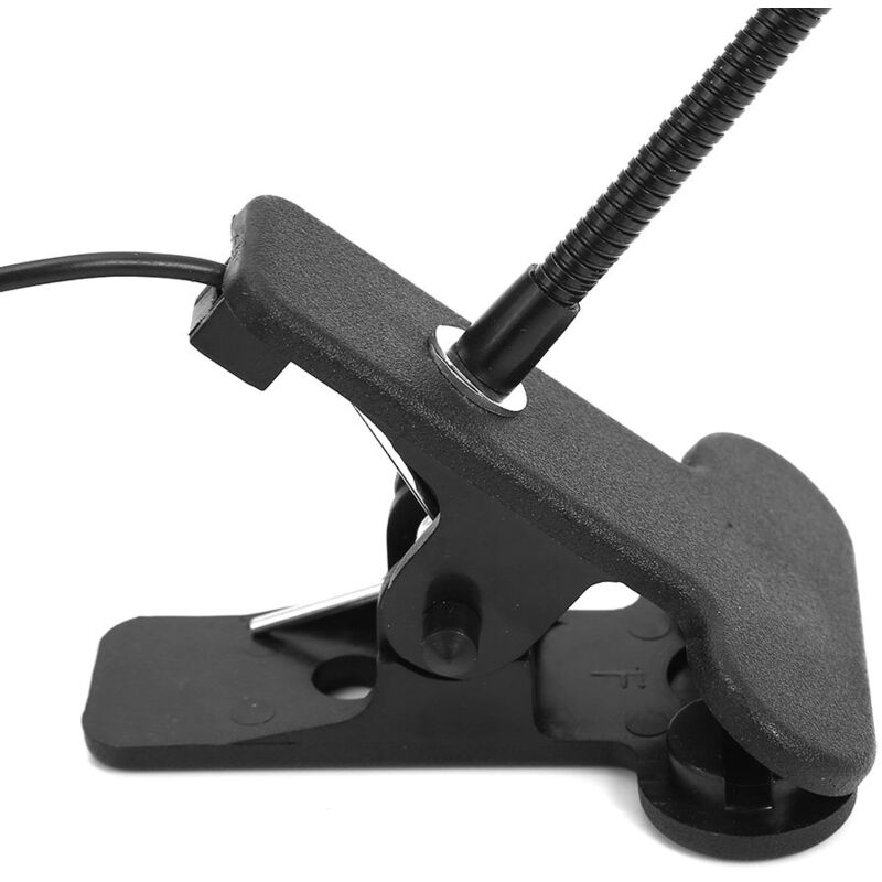 Flexible Schwanenhals-usb-led-klemmleuchte, Tragbare Leselampe Für Computer/tisch Mit 1 W Kaltweißem Licht, Vielseitig Einsetzbar Für Zuhause/studentenwohnheim