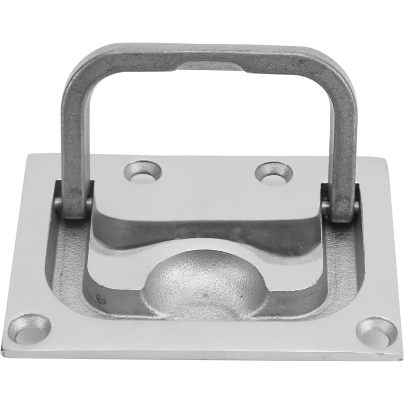 Aqxreight Einbau-zuggriff Aus Edelstahl 316, Quadratischer Hebering, Für Bootsdeck-lukenschränke.