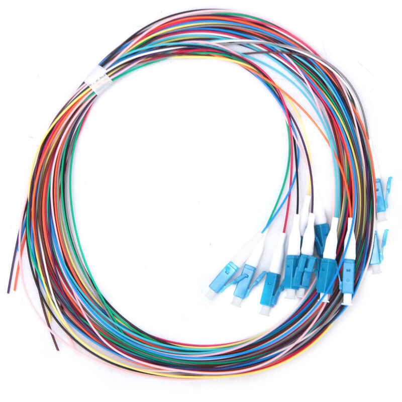 12-adriges Lc/upc-singlemode-lwl-pigtail Mit Geringer Einfügedämpfung (1,5 M) Und Keramikferrule, Plug-and-play-fähig Für Glasfaser-lan-kommunikationssysteme
