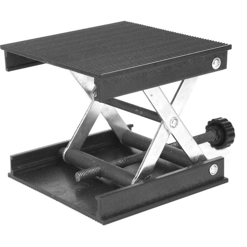 – 90 X 90 Mm Metall-hebetisch – 90 Mm Hubhöhe – Hebevorrichtung Für Labore – Korrosionsbeständig