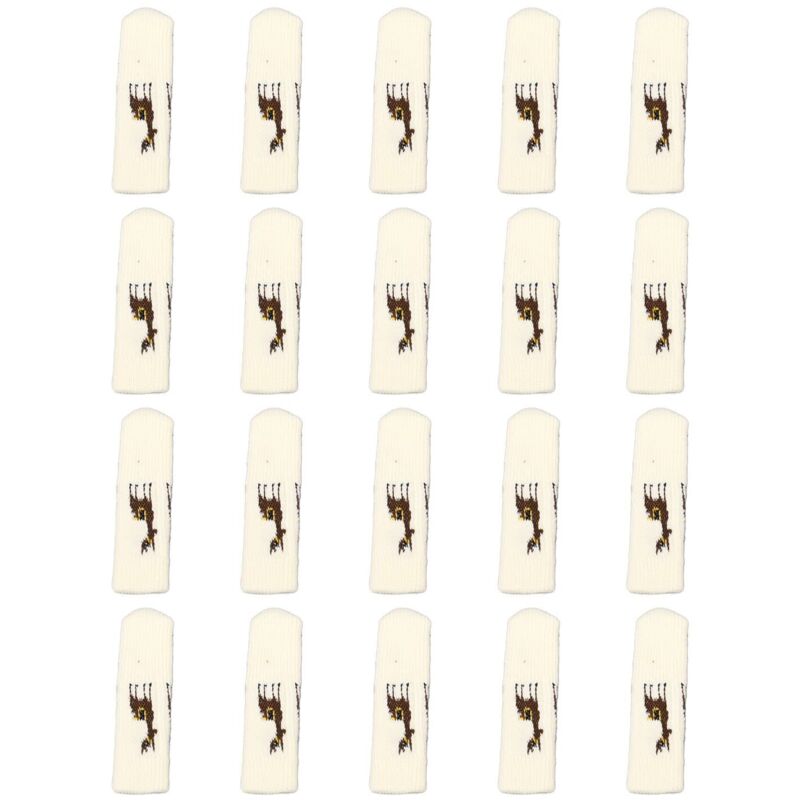 20 Stück Stuhlbeinschoner, Möbelstricksocken, Doppelt Verdickte Elastische Stuhlbeinschoner, Passend Für Alle Formen Von Möbelbeinen