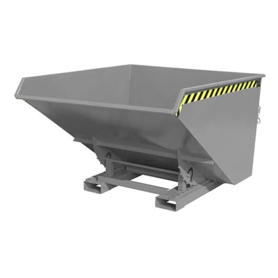 Kippbehälter Abrollsystem 1,7m³, 1720 x 1570 x 1103mm, lackiert grau
