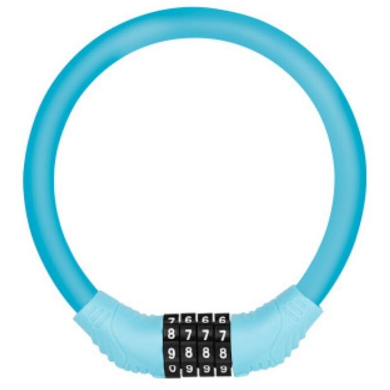 Fahrradschlosskabel Mit Blauem Code