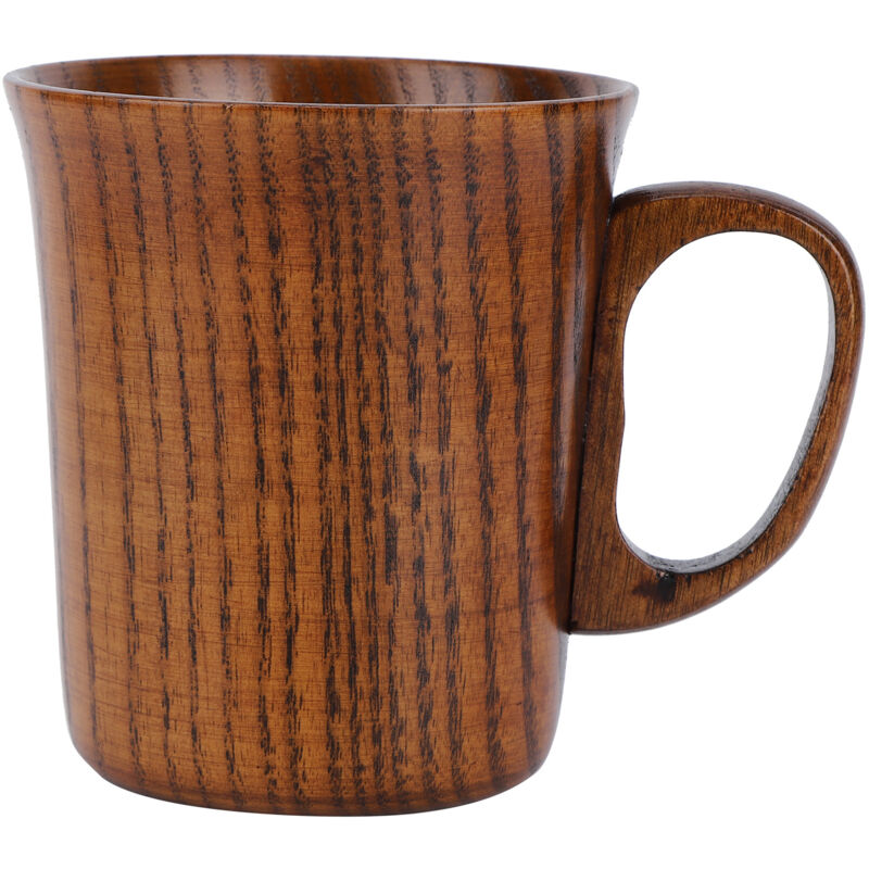 Fdit Wasserbecher Aus Holz, Liegt Gut In Der Hand, Ist Leicht Zu Reinigen, Für Cafés