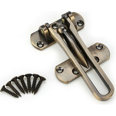 Hochbelastbarer Sicherheitstürriegel Aus Zinklegierung Für Haus- Oder Hoteltüren (bronze)