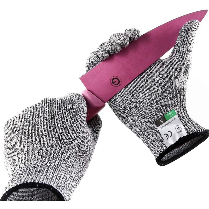 Schnittfeste Handschuhe, Schutzklasse 5, Arbeitshandschuhe Und Gartenhandschuhe, Schnittfeste Handschuhe Zum Austernöffnen Und Schweißen, 22 Cm – Fei Yu