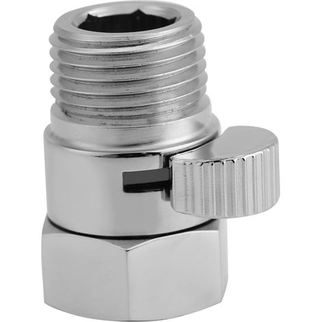 G1/2 Durchflussregler-absperrventil Mit Wassersparfunktion Für Handbrause Und Bidet-sprühkopf (neu)