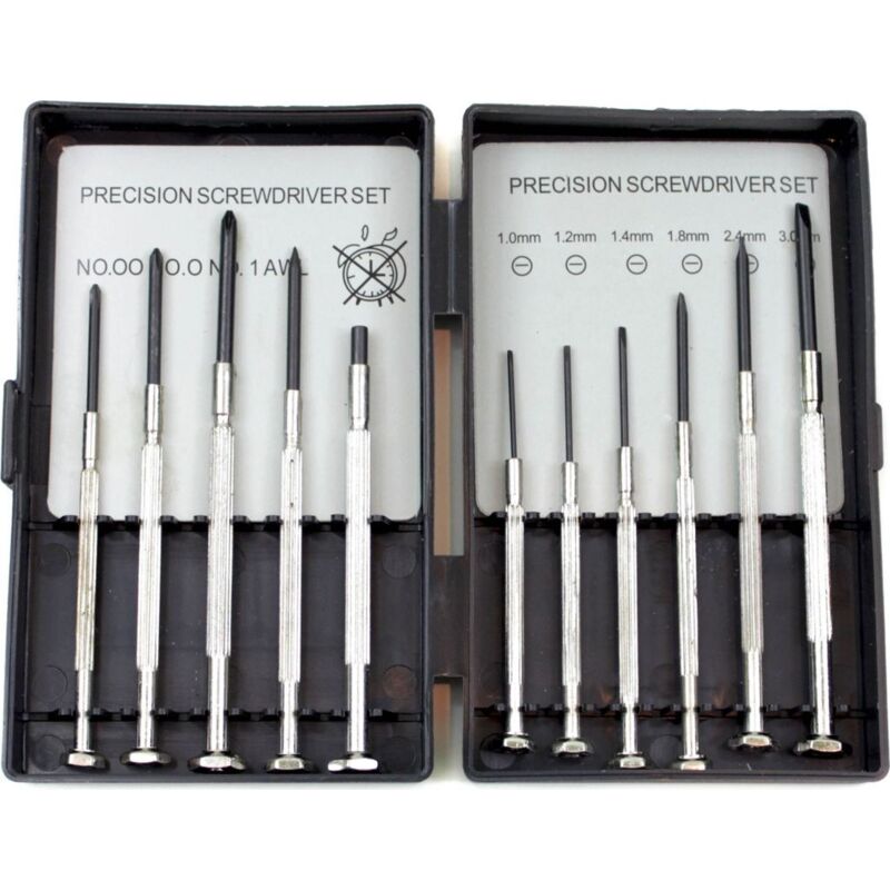 Uhrmacher-schraubendreher-set, 11-teilig, Präzisionsmechaniker-werkzeuge