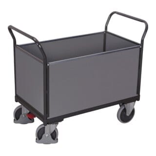 Vierwandwagen mit Holz sw-700.400/AG