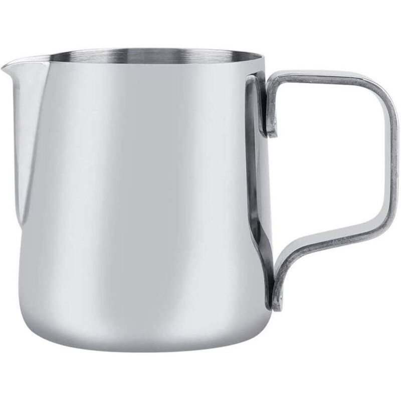100-ml-milchkännchen, Milchaufschäumkännchen Aus Edelstahl, Latte-stift, Küchenhelfer Für Cappuccino Und Caffè Latte (silber) – Fei Yu