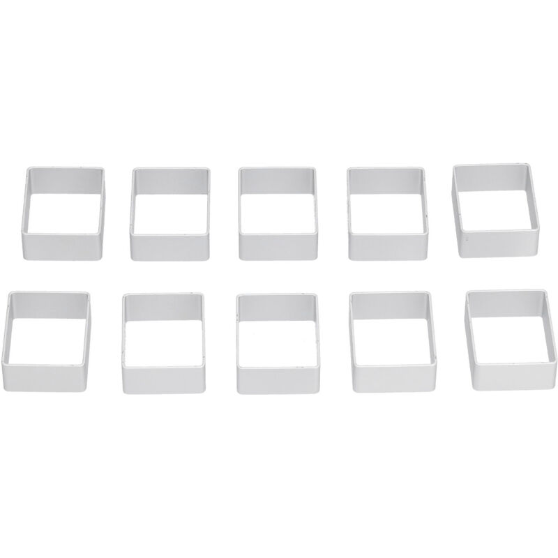 Set Mit 10 Mondförmigen Kuchenformen Aus Edelstahl – Ausstech- Und Backformen-set Für Einzigartige Gebäckkreationen Und Ein Besonderes Backerlebnis