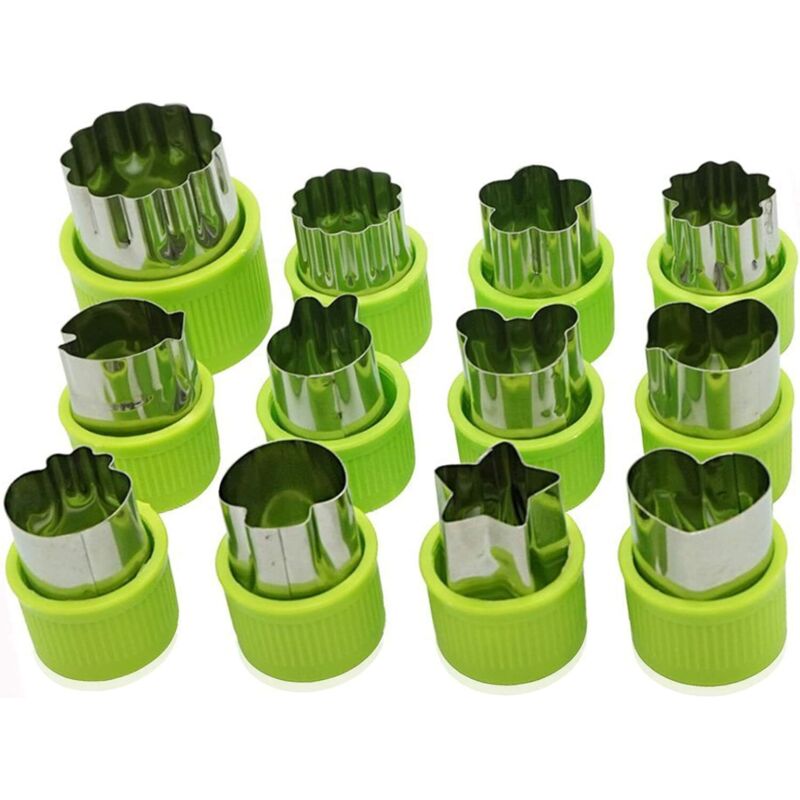 12-teiliges Ausstechformen-set Aus Edelstahl Für Blumen Und Gemüse – Fei Yu