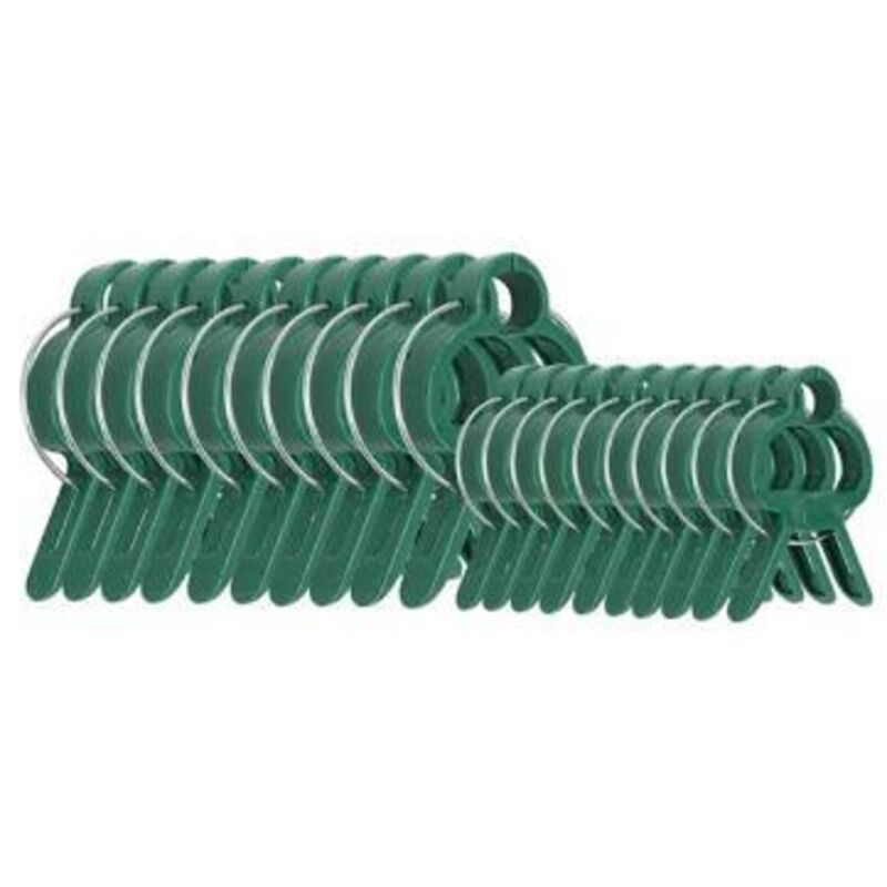 20 Federbelastete Pflanzenclips Für Tomaten Und Klettergemüse, Kleine Federclips