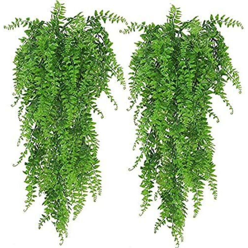 Künstliche Bostonfarn-pflanzen, Künstliche Hängepflanzen Für Die Wand, Dekoration Für Zuhause Und Draußen (hochzeit), Herbst- Und Sommerdeko