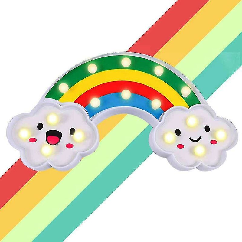 Wunderschöne Regenbogenlampe – Bunte Regenbogen-nachtlampe, Tischlampe, Nachttischlampe, Schlafzimmerdekoration