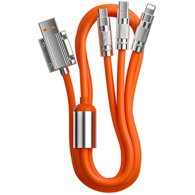 3-in-1-multiladekabel, Kurzes Universal-ladekabel Mit 3 Verschiedenen Anschlüssen