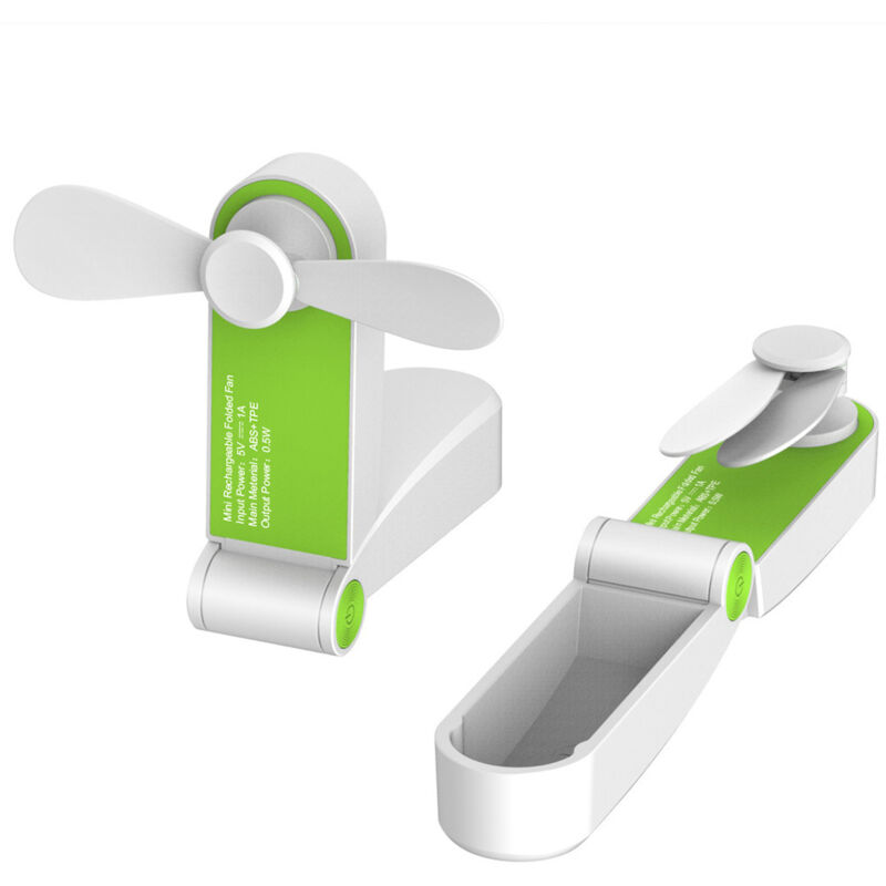 Mini-taschenventilator Zum Zusammenfalten Mit Usb-ladefunktion, Tragbarer Elektrischer Ventilator – Rosa