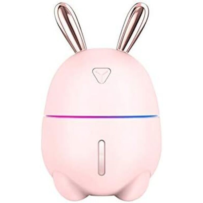 300 Ml Luftbefeuchter Mit Niedlichem Hasenmotiv, Ultraleise, Usb-aroma-diffusor Für Büro Und Auto, Luftreiniger, Vernebler, Rose-fei Yu