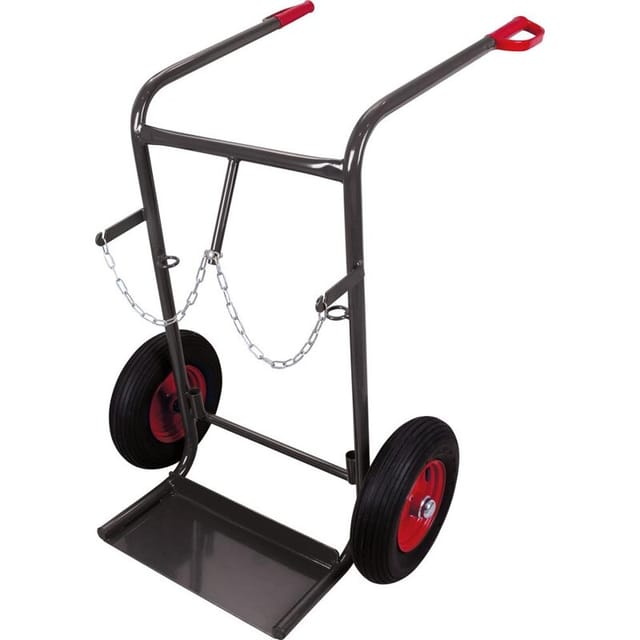 Stahlflaschenkarre für 40 - 50l fk-1301/AG