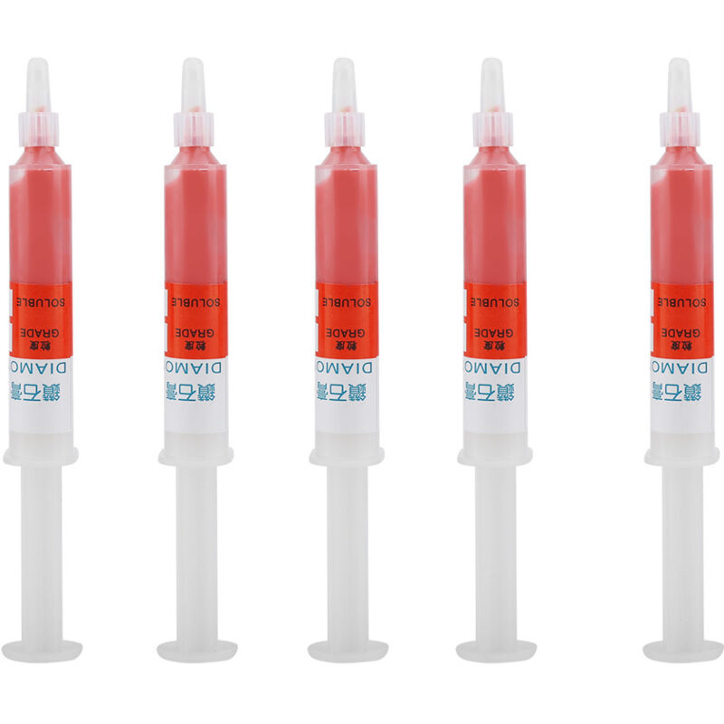 Aynefy Diamantpolierpaste, Effektiv Öllöslich Für Hochglanzpolitur, 5-teiliges Set Bestehend Aus Schleifscheiben W0,5 Bis W40, Geeignet Für (w1,5 (6000er Körnung Okular))