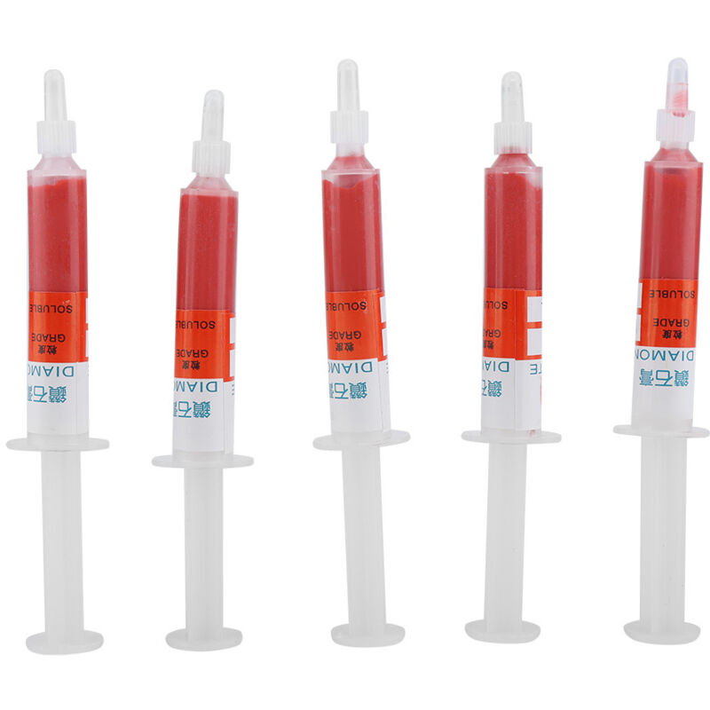 5 Stück/set Diamantschleifpaste, Diamantpolierpaste Metall 8000 Diamantpaste Polierpaste Läpppaste Schleifpaste Nadel Tube W1.0 8000 (w3.5 (feinpolitur 3000 Mesh))
