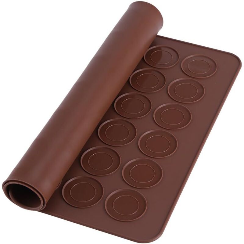 Macaron-backmatte, 48 Mulden, Silikonform, Macaron-kekse, Backutensilien Zum Selberbacken, Dekorationswerkzeuge Für Macarons Und Pizzen – Fei Yu