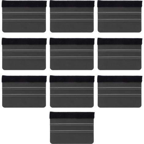 10 Stück Auto -schaber Kratzfester Grafikschaber Für Automobilfolien Zur Verpackung Von Automobilfolien (schwarz)
