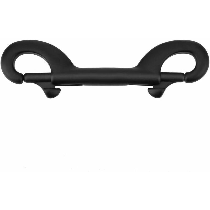 Keenso Doppelhaken, Doppelkarabinerhaken Aus Edelstahl Für Tauchschlaufenclips, 115 Mm