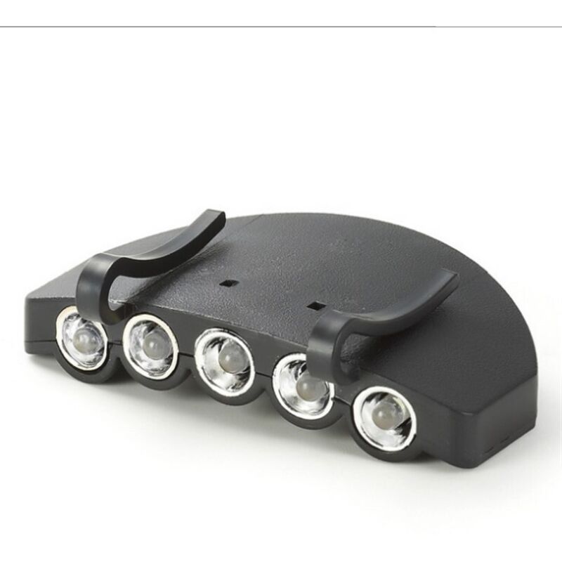 5-led-clip-on-hutlampe Zum Nachtangeln Mit Batterie