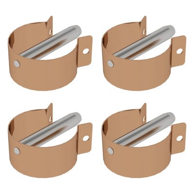 Federclip für Rollgerüst mit langen Bolzen, offen, 4er-Satz
