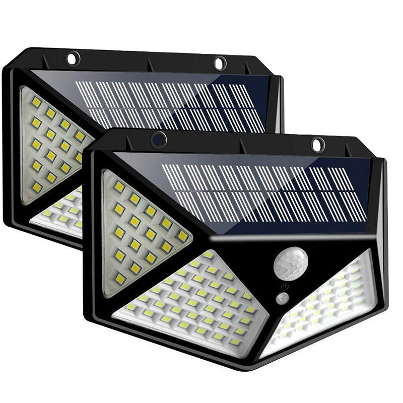Lampe Solaire 100led Ip65 Mit Außenbeleuchtung – 2er-pack