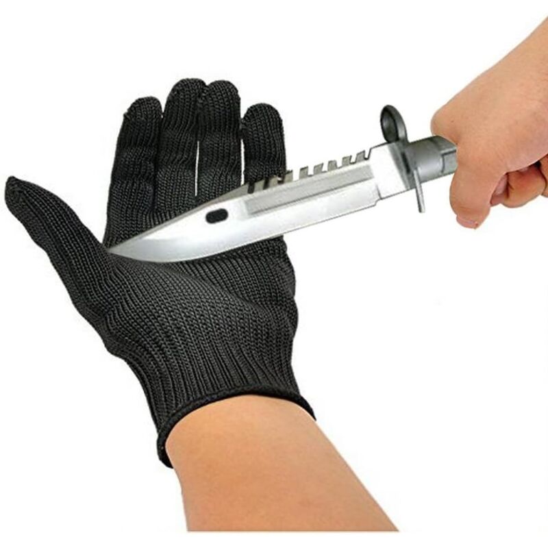 Arbeitshandschuhe Aus Edelstahlfaser, Schnittfest, Antistatisch, Schnittschutzklasse 5, 24 Cm – Fei Yu