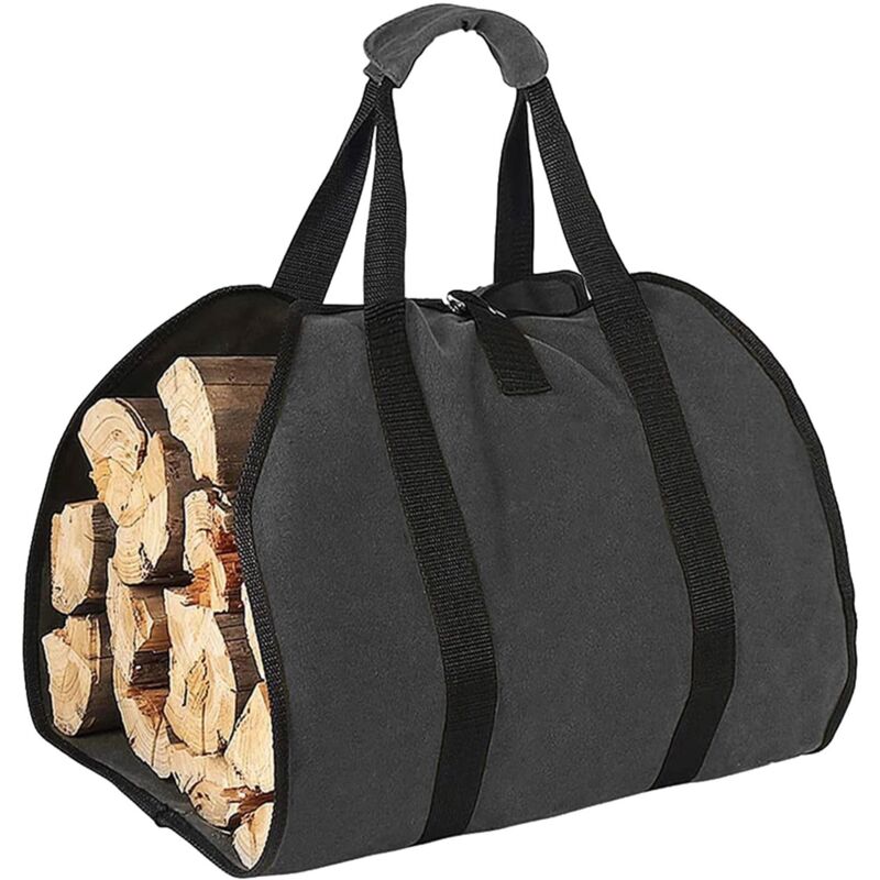 Holzsack Aus Gewachstem Canvas, 40" X 19", Zubehör Für Holzöfen