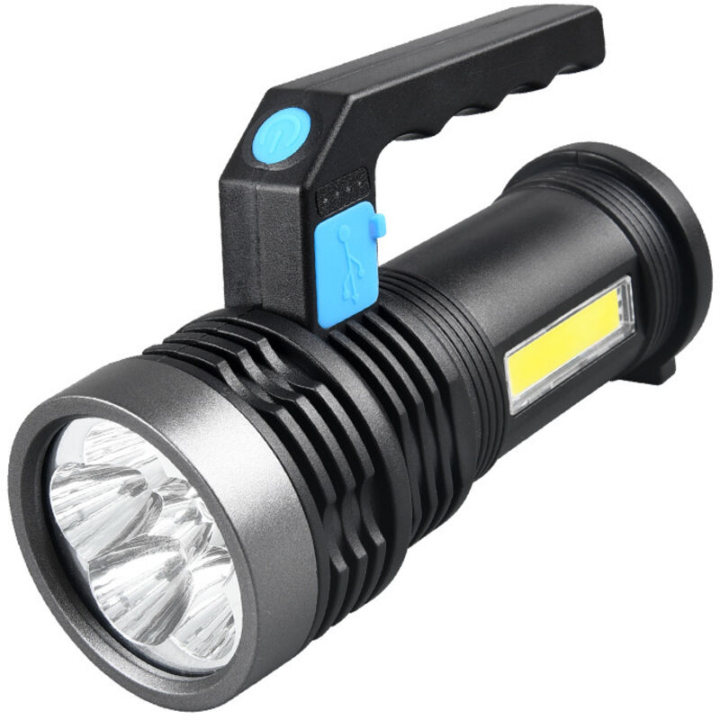 Led-taschenlampe, Taktische Hochleistungs-taschenlampe, Usb-wiederaufladbare Taschenlampe