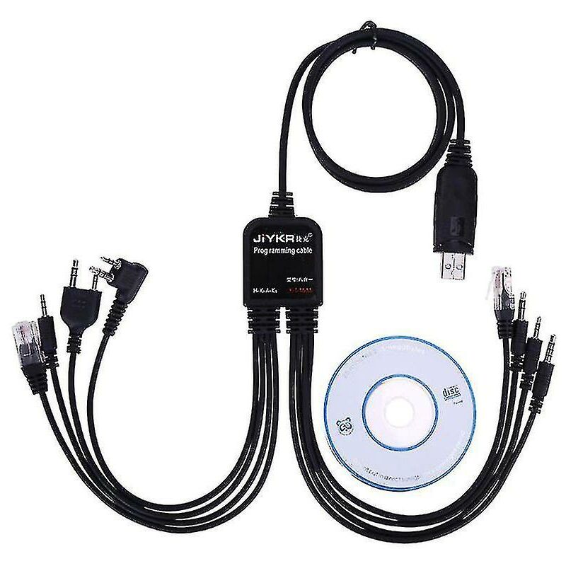 Crea 8-in-1 Usb-programmierkabel Für Baofeng, Motorola, Kenwood, Tyt, Qyt