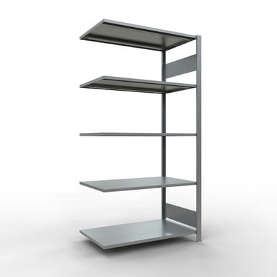 AR Steckregal MULTIplus150 verzinkt 2000 x 1000 x 600mm 5 Fachböden