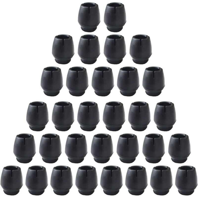 Silikon-tisch- Und Stuhlfüße, Rutschfest, 32 Stück, Stuhlkappen, Stuhlbeinschoner Für Runde Möbelbeine, Schwarz (12–16 Mm) – Fei Yu