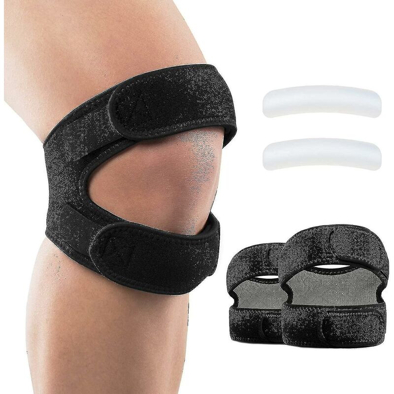 Crea 2er-pack Patellarsehnen-stützbandagen, Knieschmerzlinderung Und Patellarsehnenbandage Für Männer Und Frauen