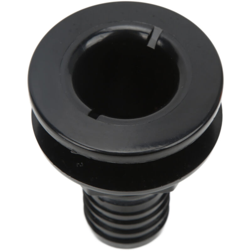 Zjchao Rumpfadapter, Abs-rumpfverbinder, 1-1/2 Zoll Gerader Schlauchanschluss Für Boote (schwarz)