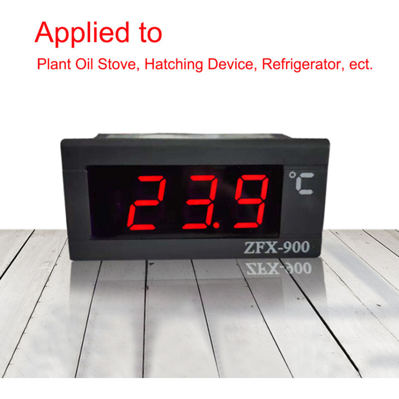 Integriertes Temperaturmessgerät Zfx-900, Hohe Präzision Und Großer Messbereich Für Kühlschränke, Gefrierschränke Und Kühlräume (220 V)