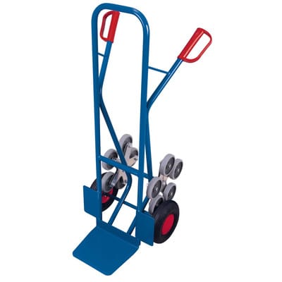 Treppenkarre 200 kg fünfarmige Radsterne, Schaufel 300 x 250mm, Luftreifen