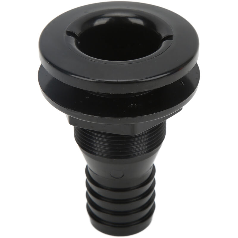 Lyrlody 1-1/4 Zoll Bootsrumpfpassung Abs Schwarz Marine-durchgangsverbinder Durchgangsverbindung Für Bordinstallationssysteme Mit Direktem Ersatz.