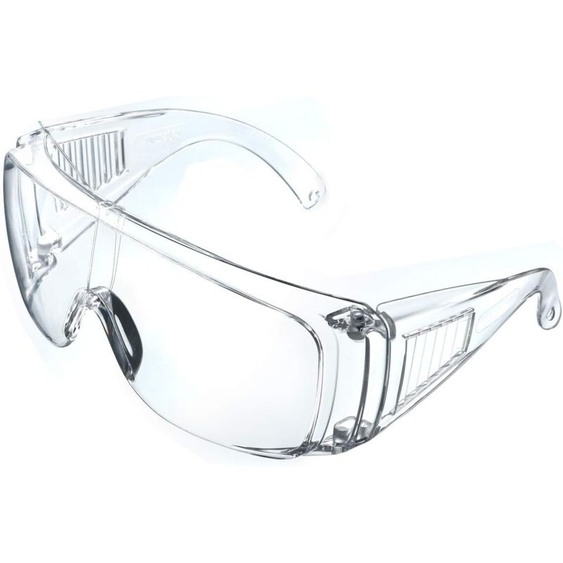 Stück Klare Schutzbrille Für Brillenträger, Staubdicht, Spritzwassergeschützt, Faltbar, Tragbar Für Baustellen, Bauarbeiten, Dekoration, Werkstatt, Heimwerkerprojekte, Belebte Straßen – Fei Yu