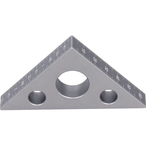 Dreieckslineal Aus Verdickter Aluminiumlegierung Mit Hoher Härte, Höhenlineal Aus Verdickter Aluminiumlegierung, Metrisches Und Imperiales Messwerkzeug Für Die Holzbearbeitung