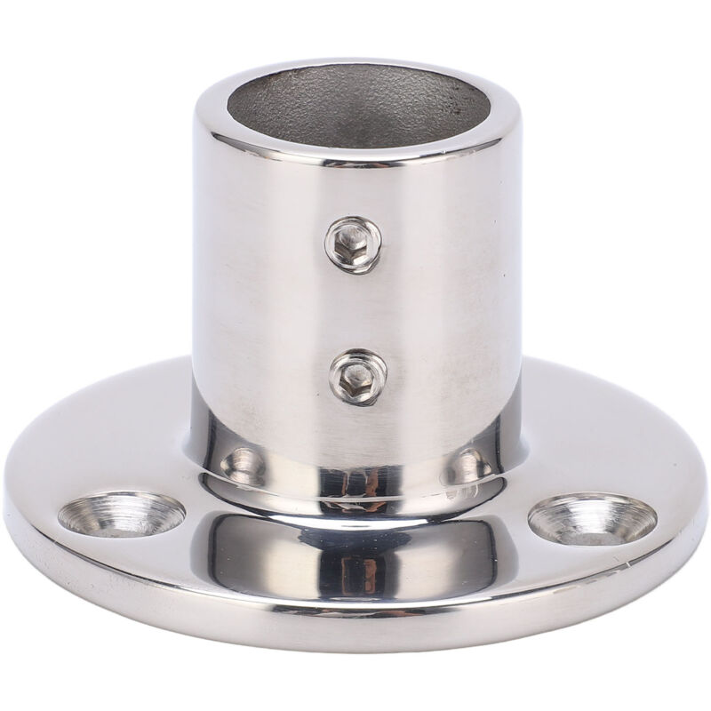 Handlaufbeschläge, Rundfuß, Zuverlässiger Handlauf, Rostbeständig, Glatt Auf Rohr 25 Mm/1 Zoll (90°).