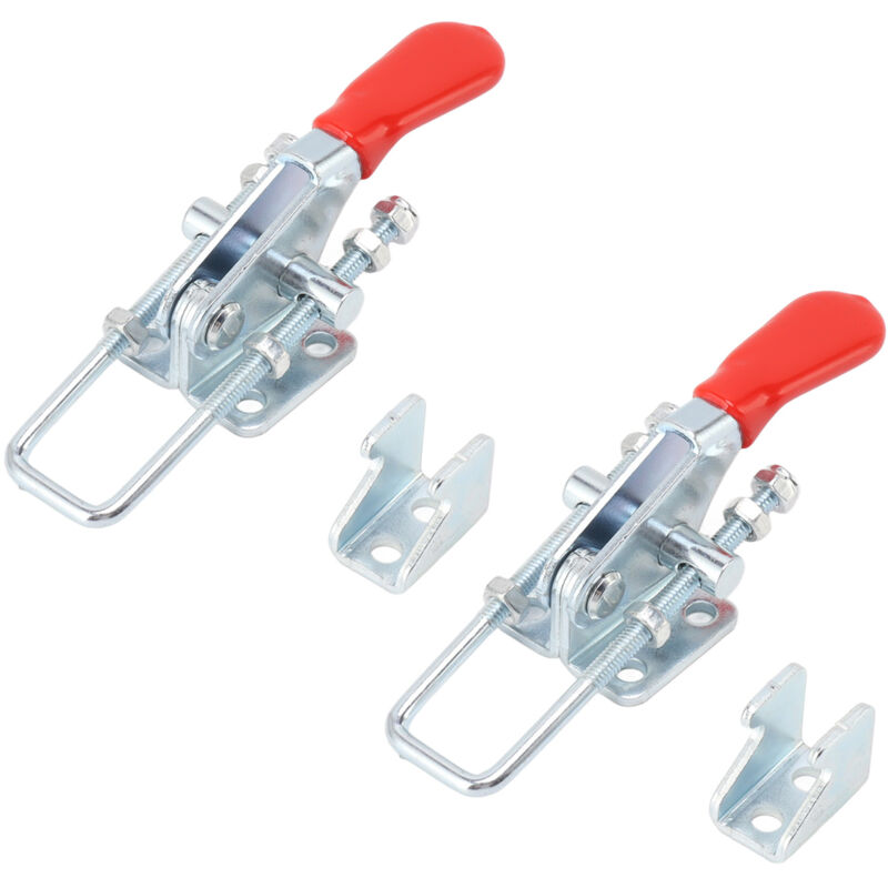 Verstellbare Kniehebelklemme, 2 Sets Hochwertig Verarbeiteter Halterungen, Kniehebelklemme Mit Schnappverschluss Für Koffer
