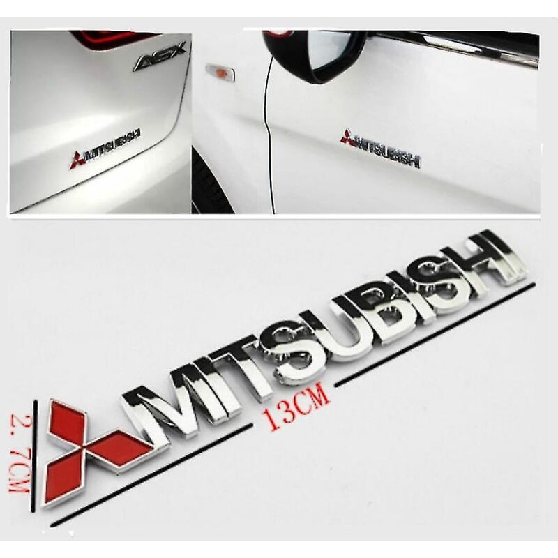 Crea 3d-autoemblem-aufkleber Für Mitsubishi