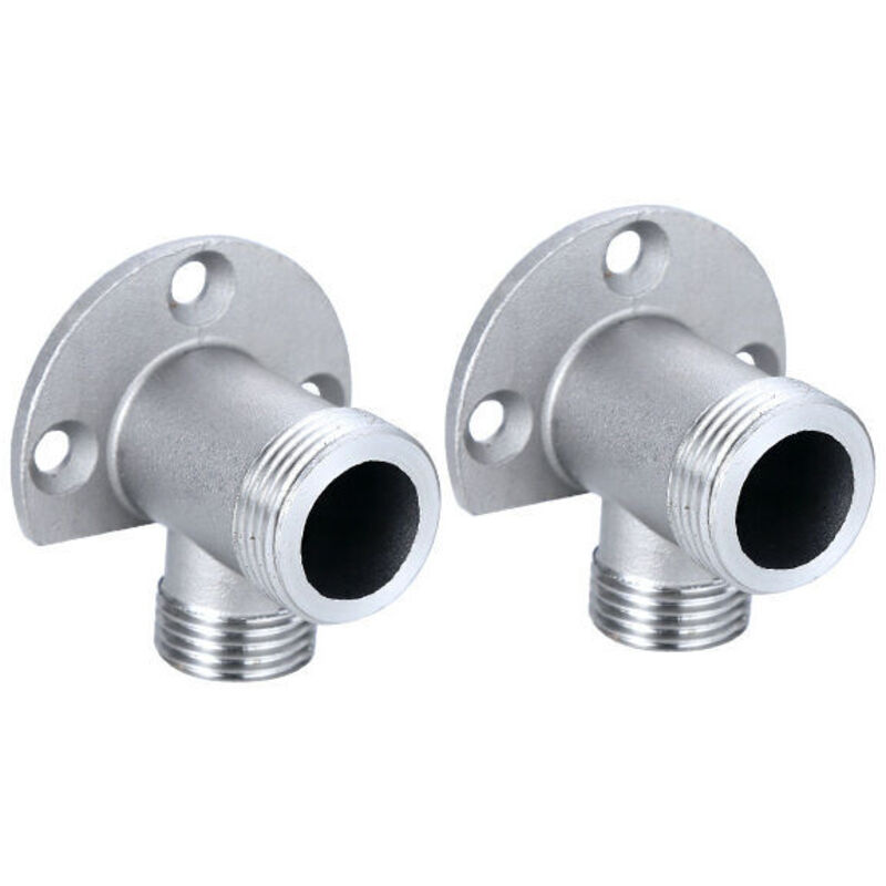 Fei Yu – Aufputz-armaturen-montageset – Verchromte Kupferadapter – 1/2 Npt X G 3/4 Gewinde – Unauffällige Montage Für Außenduschen