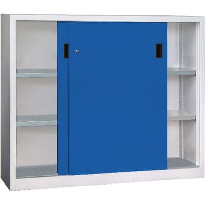 Schwerlastschiebetürenschrank 30331-150-400-735510 RAL7035/5010